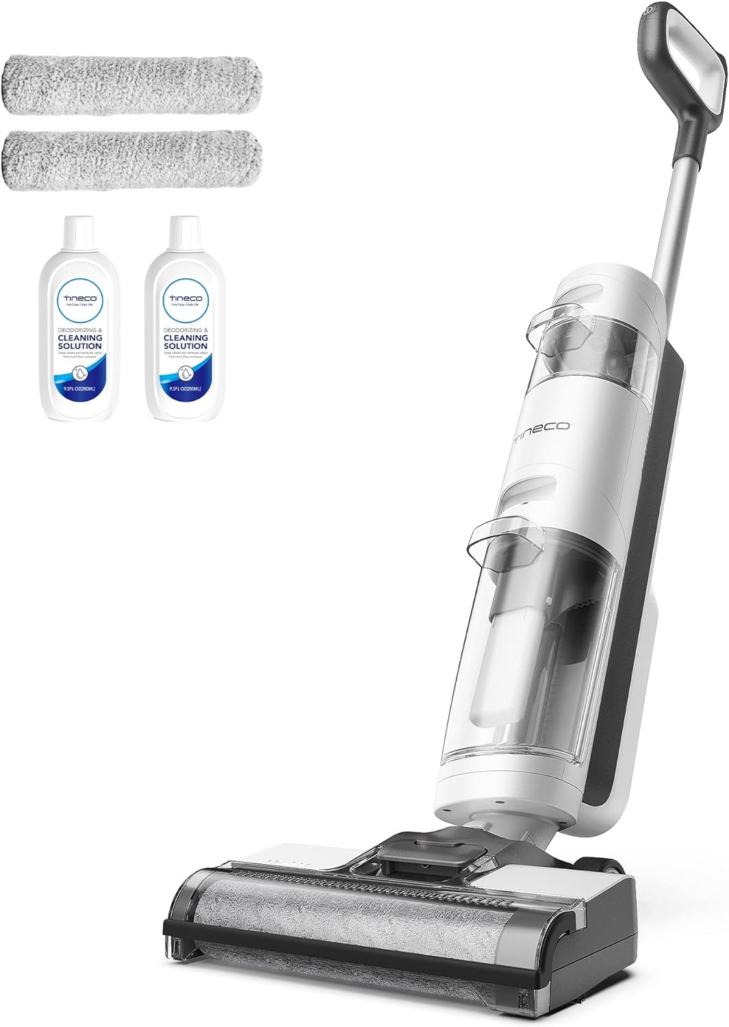 Tineco Floor ONE i5 Stretch Wet Dry Vacuum Cleaner, Vacuum & Mop in One Step, 20kpa Powerful Suction, 180° Lay-Flat Design, Anti-Tangle Design, Dual-Sided Edge Cleaning, Up to 30* Minutes Runtime