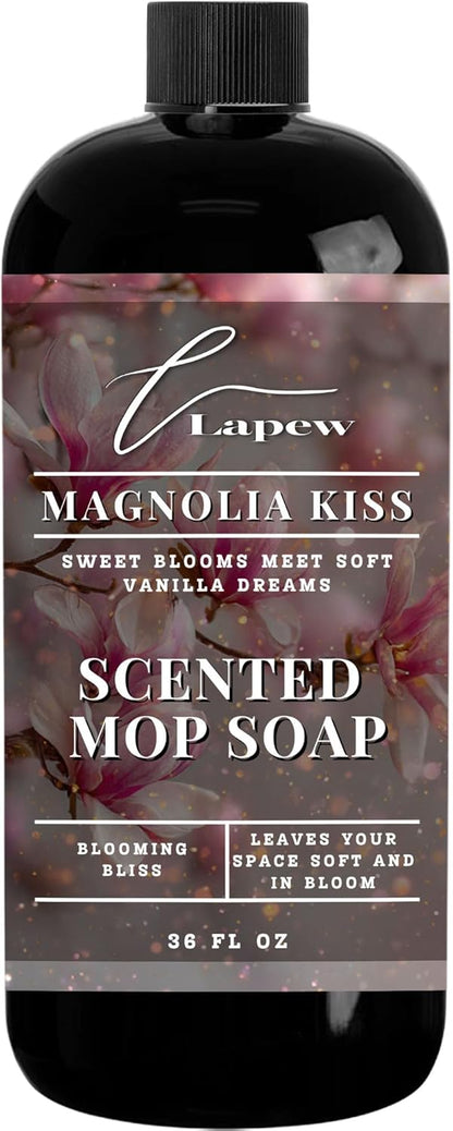 Lapew Baccarat Scented Mop Soap - Luxury Floor Cleaner Concentrate for Mopping Tile, Laminate, Vinyl & Hardwood | Streak-Free, Low-Foam | 36 oz - Colors C