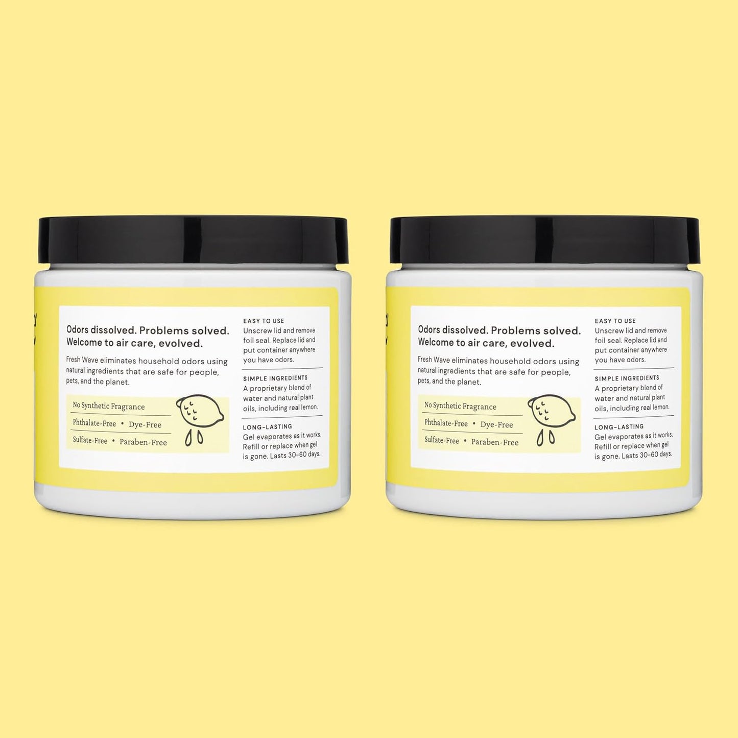 Fresh Wave Odor Removing Gel, 7 oz., Pack of 3 - Odor Absorbers for Home, Safer Odor Relief, Natural Plant-Based Odor Eliminator, Every 7 oz. lasts 15-30 Days, For Cooking, Trash & Pets