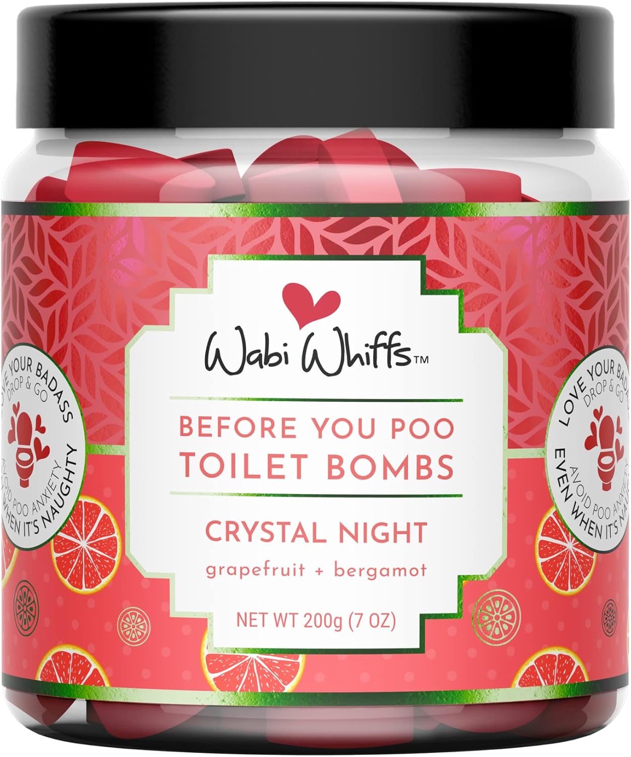 Wabi Whiffs Fizzing Toilet Bombs – Drop In The Ocean | Natural Bathroom Deodorizer | Odor Eliminator Tablets For Freshness & Cleanliness | Eco-Friendly Septic Safe Tablets | 60 Count |