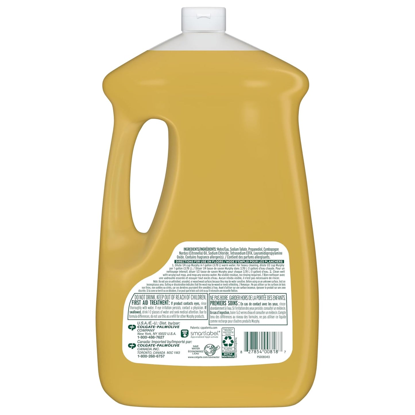 Murphy Oil Soap Concentrated Formula, Wood Cleaner, No-Rinse Floor Cleaner, Citronella Oil Scent, 32 fl oz Bottle (3 Pack)