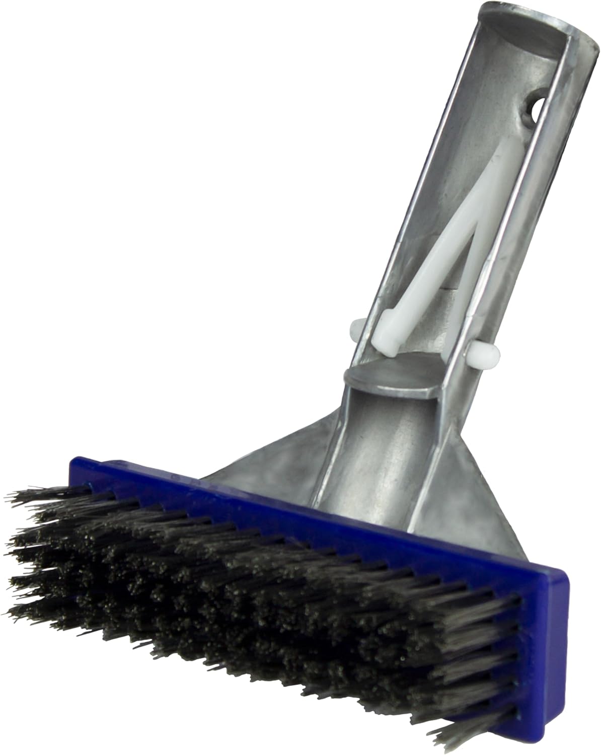 Poolmaster 5-Inch Stainless Steel Pool Algae Detail Brush, Heavy-Duty Aluminum Back, for Gunite Concrete Pools and Spas, Small Narrow Head for Corners, Steps and Tight Areas
