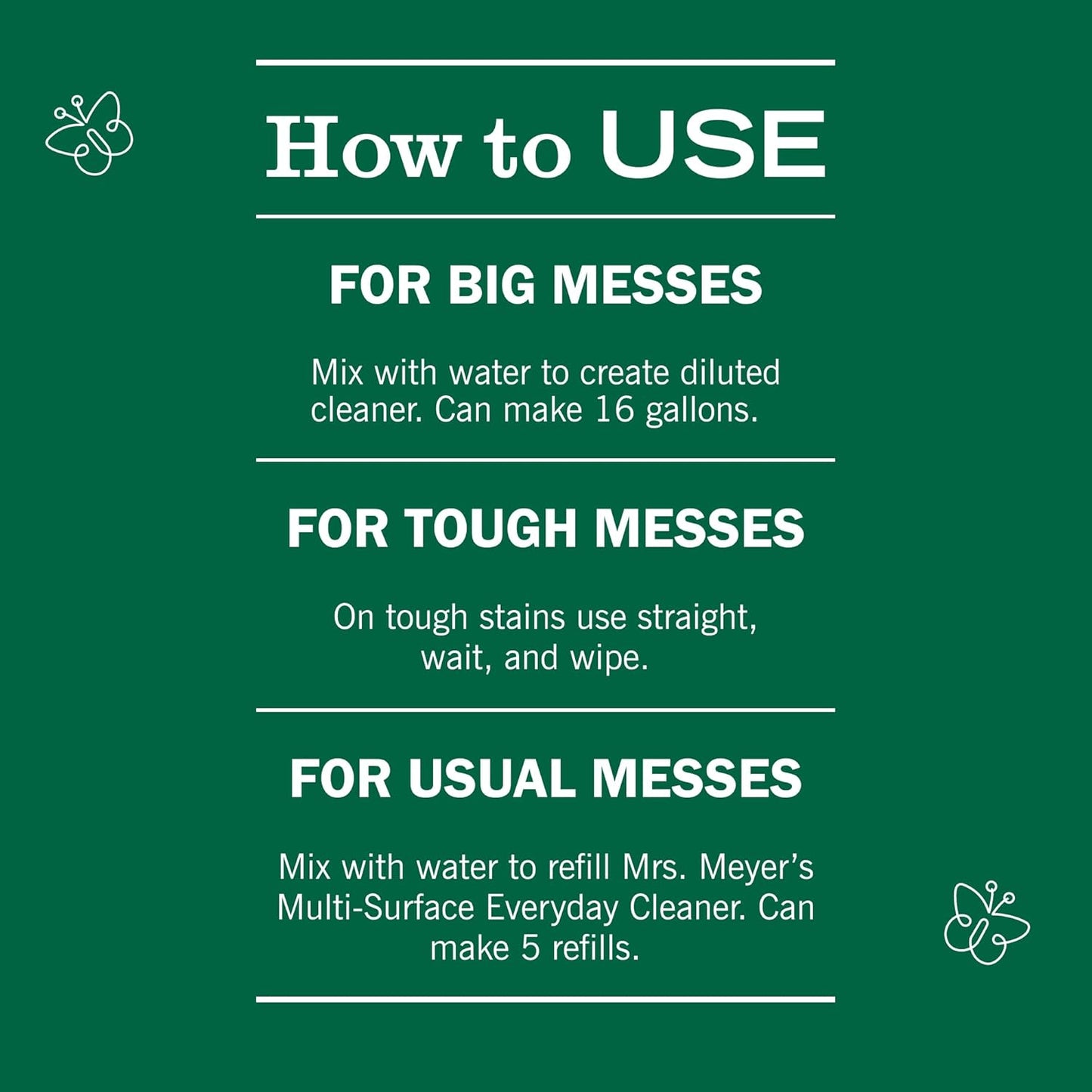 MRS. MEYER'S CLEAN DAY Multi-Surface Everyday Cleaner, Lavender Scent, 16 Fl Oz Bottle - 3 Pack