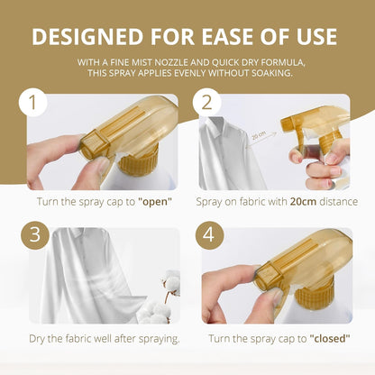 Fabric Refresher Spray - Enchanting Scenery - Wrinkle Release Spray & Fabric Softener Alternative - Odor Eliminator Deodorizer Spray for Clothes, Bedding and Home Use