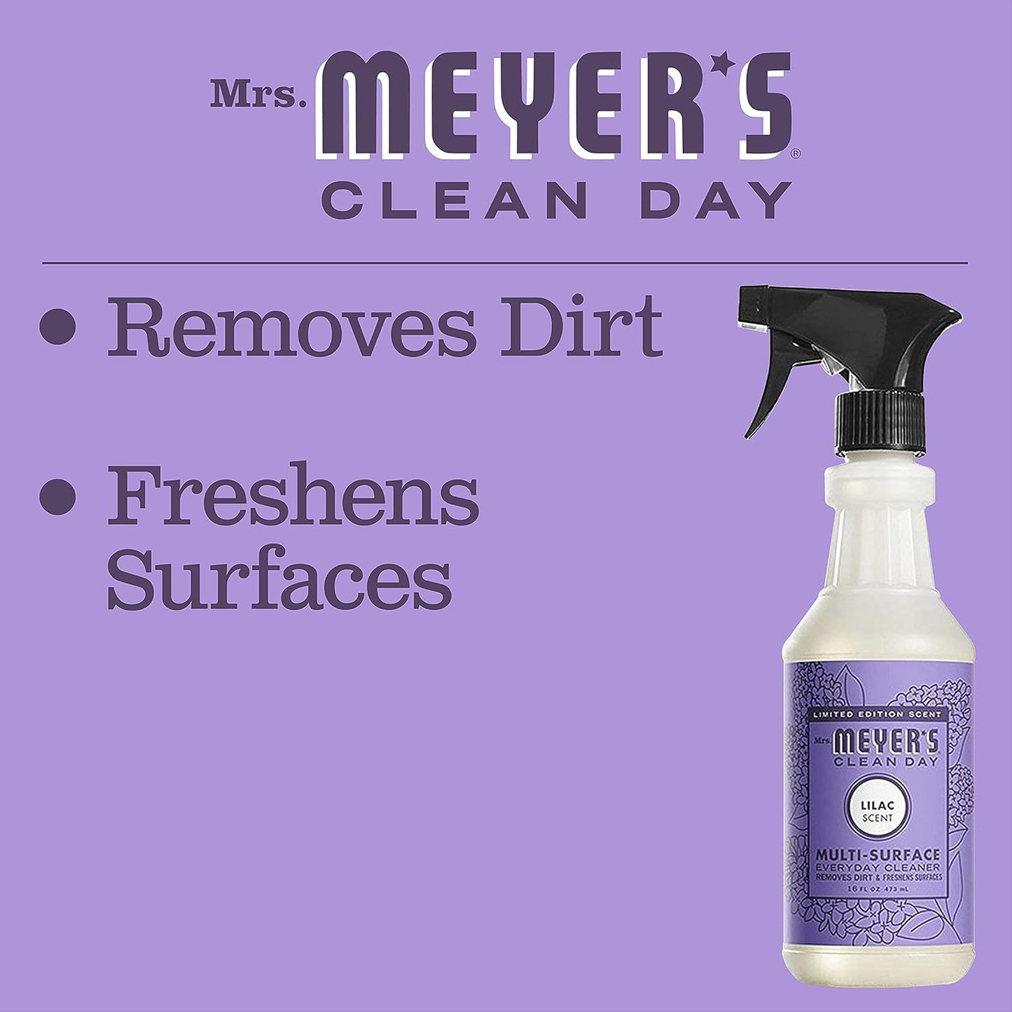 Mrs. MEYER'S Kitchen Set, Dish Soap, Hand Soap, and Multi-Surface Cleaner, 3 CT (Peony)