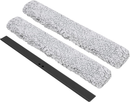 17'' - 60'' Metal Squeegee with Extension Pole for Window,Glass Door,Mirror, 12'' Wide Telescopic Shower Squeegee Cleaner with Long Handle (60'' Telescopic Pole Squeegee)