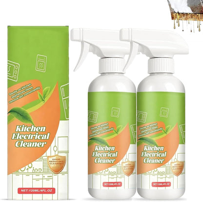 2Pcs Electrolyzed Ion Kitchen Cleaner Spray, Multi-purpose Household and Kitchen Cleaning Spray, For Hold, Oven, Stove, Range Hood, Easy Cleaning Household Items