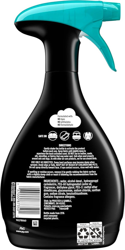 Unstopables Touch Fabric Spray and Odor Fighter, Fresh & Breeze, 16.9 oz, Pack of 2