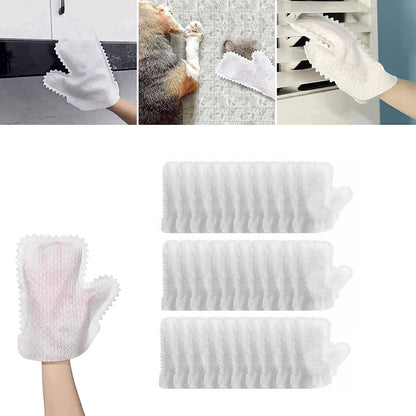 Home Dust Removal Gloves, Microfiber Fish Scale Cleaning Duster Glove, Washable, Reusable Wet & Dry Kitchen Mitt