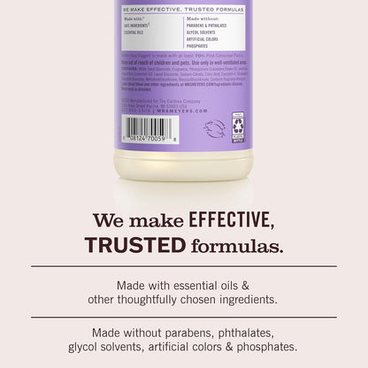 MRS. MEYER'S CLEAN DAY Multi-Surface Everyday Cleaner, Lilac Scent, 16 Fl Oz Bottle