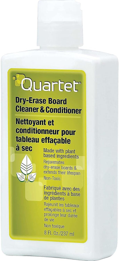 Quartet Dry Erase Board Cleaner Spray, Non-toxic, 17fl.Oz/503ml Whiteboard Cleaning Bottle (550)