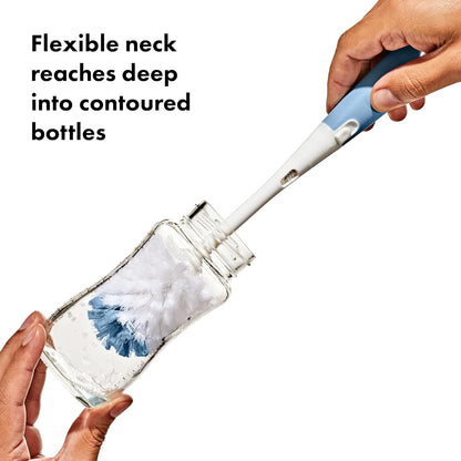 OXO Tot Bottle Brush with Nipple Cleaner, Gray