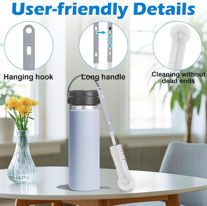 Palksky Water Bottle Cleaning Brush Kit, Brush and Straw Cleaner for Owala, 5 PCS