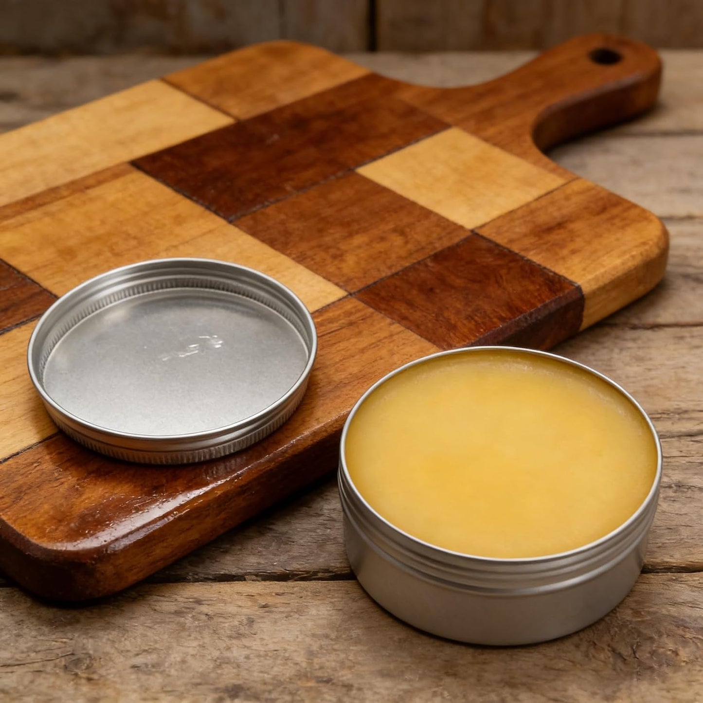 Premium Beeswax Paste Wood Finish & Polish Cutting Board Sealer,Bees wax furniture polish and cleaner,Protects & Restores Furniture Polish for Floors,Cabinets,Tables,for all seasons(200g)