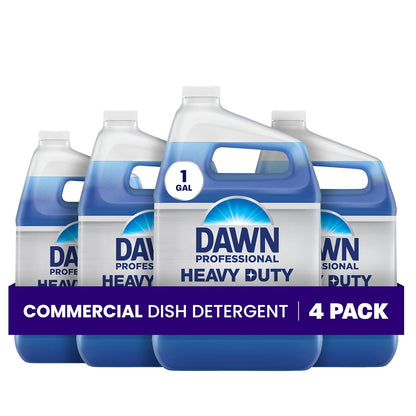 Dawn PRO Heavy Duty Manual Pot and Pan Detergent, Dish Soap Liquid for Dishwashing by Hand, Bulk Concentrate for Commercial Use, 1 gal (Case of 2)