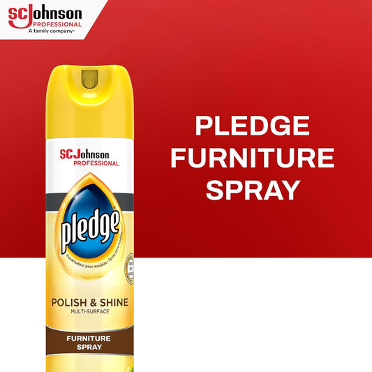 SC Johnson Professional, Pledge Revive It, Moisturizes and Revitalizes Surfaces, Aerosol, 14.2 Oz (Pack Of 6)