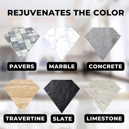 Black Diamond Stoneworks Stone & Tile Intensive Cleaner: Concentrated Deep Cleaner, Marble, Limestone, Travertine, Granite, Slate, Ceramic & Porcelain Tile.