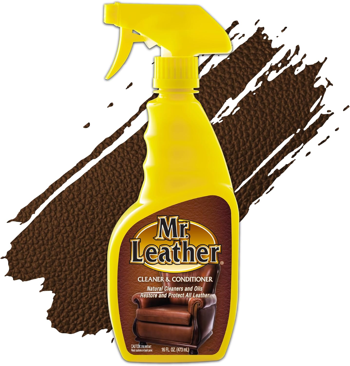 MR. LEATHER Cleaner and Conditioner (8 oz) - Restores & Protects All Leather with Natural Oils - Hydrating and Water-Repelling Cream for Couches, Car Interior, Shoes, and Bags