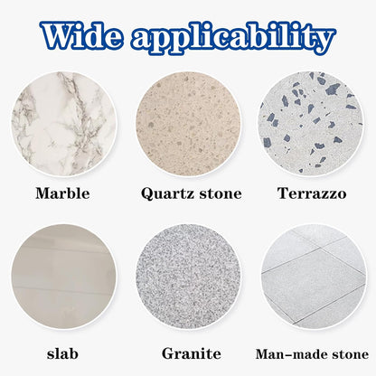 Marble Polishing Paste, Granite Cleaner Countertop, Marble Polish - Professional Polish Compound for Granite, Marble, Quartz & Stone | Restores Shine, Removes Scratches & Etch (10.OZ)