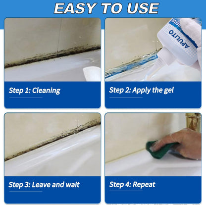 APULITO Household Cleaner Gel Cleaning Gel for Shower Bathroom Tile Sink Kitchen 10 Fl Oz (Pack of 1)