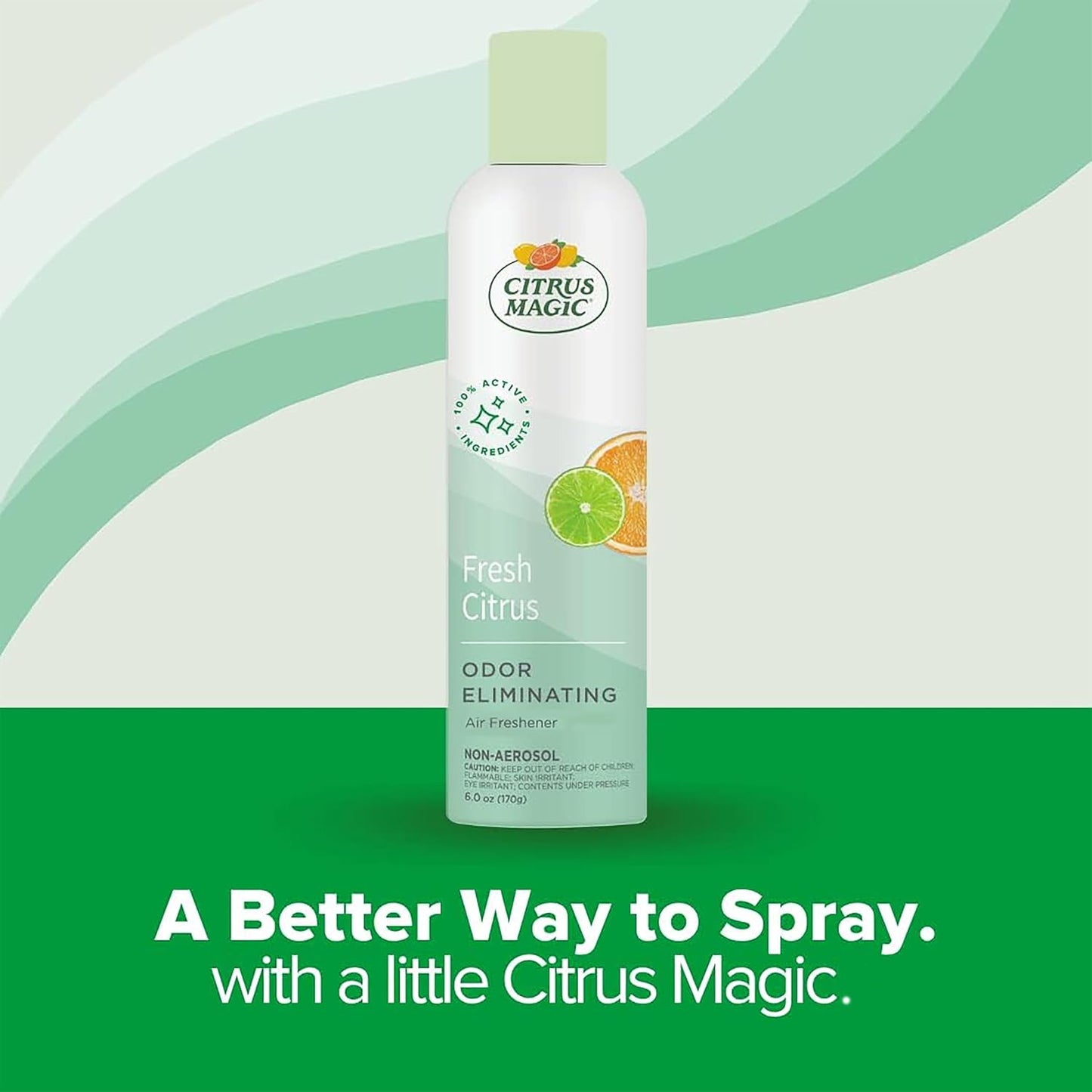 Citrus Magic Odor Eliminator Air Freshener Spray for Home, Orange Blast, 3-Ounce, Pack of 3