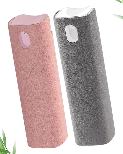 Screen Cleaner Spray and Wipe Touch Screen Cleaner for iPhone iPad Computer Laptop Tablet MacBook Cell Phone Eyeglasses（Pink）
