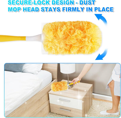 20 Count Duster Refill Compatible with Swiffer Hand Duster, Lavender Flavor Disposable Heavy Duty Duster Refills, Dusters Refills for Cleaning, Blinds & Ceiling Fan (Handle is Not Included)