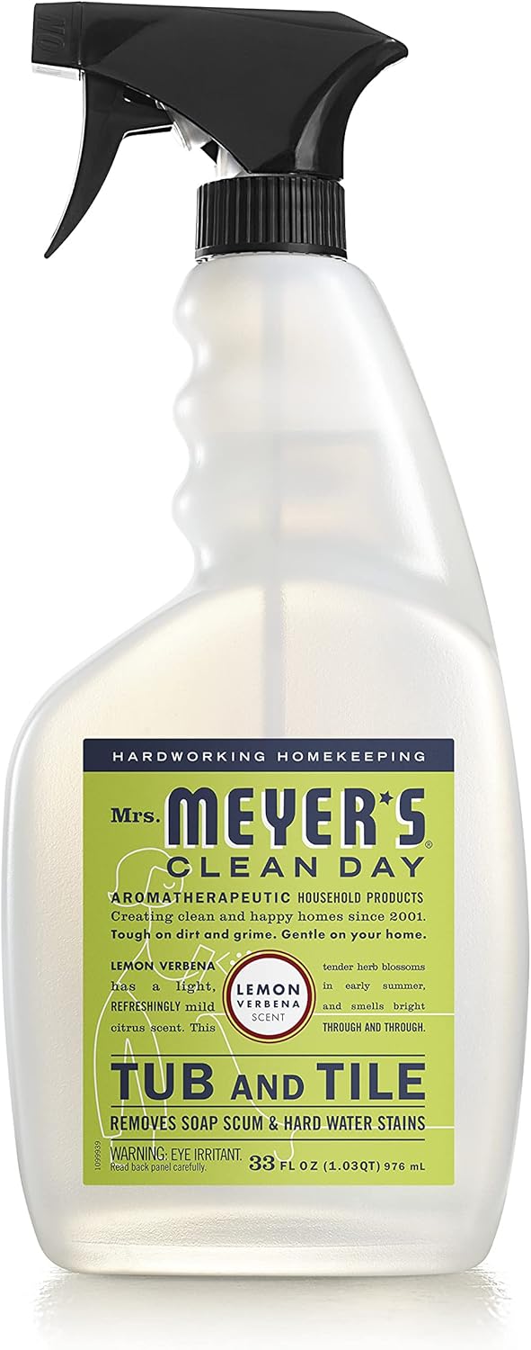 Mrs. MEYER'S Clean Day Lemon Verbena Tub and Tile Cleaner 33 Fl Oz (Pack of 1)