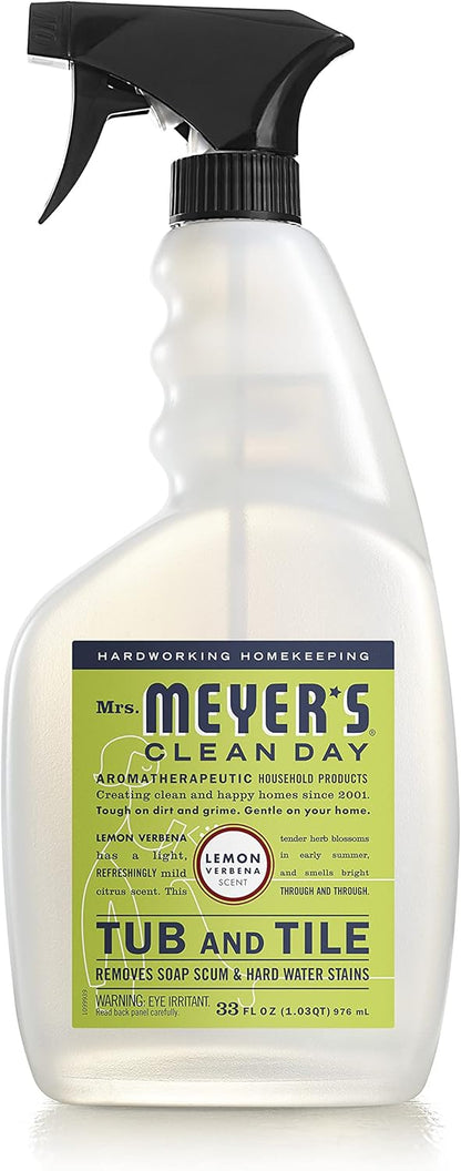 Mrs. MEYER'S Clean Day Lemon Verbena Tub and Tile Cleaner 33 Fl Oz (Pack of 1)