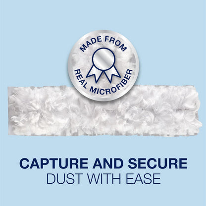 Bona High Performance Dusting System - 1 Extendable Handle, 3 Disposable Dusters, 1 Reusable Duster, & 1 Storage Bag - Extendable Dusting Kit