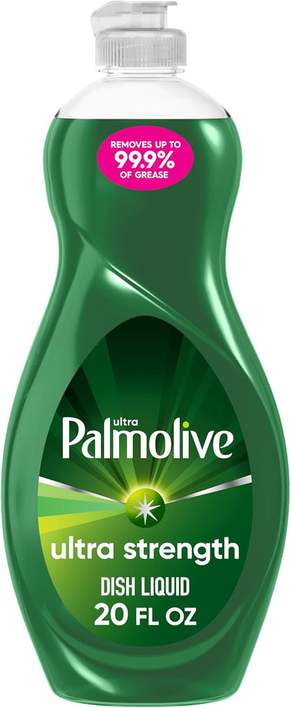 Palmolive Ultra Dishwashing Liquid Dish Soap, Oxy Power Degreaser - 32.5 Fl Oz (Pack of 4)