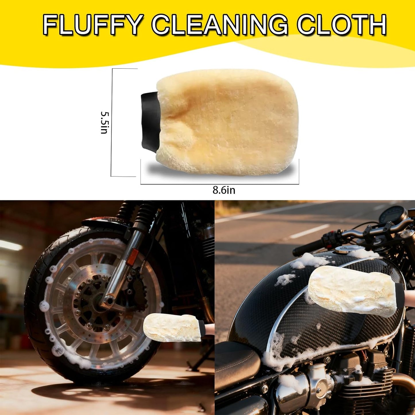 Motorcycle Cleaning Kit, Motorcycle Detailing Wash Kit, Motorcycle Cleaner Brush Tools
