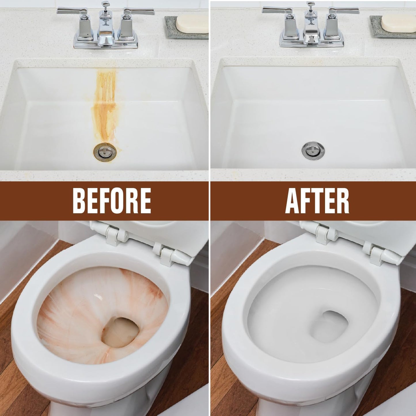 Rust-Oleum Whink Rust Stain Remover | Heavy-Duty Iron Stain Remover for White Toilets & Sinks, Colorfast Fabric & Carpets | 32 oz