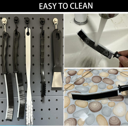 12Pcs Crevice Cleaning Brush, CTEWRT Multifunctional Hard Gap Cleaning Brush Kits, Cleaning Tools for Household Use,Window Tracks,Kitchen,Bathroom,Faucets, and Toilets