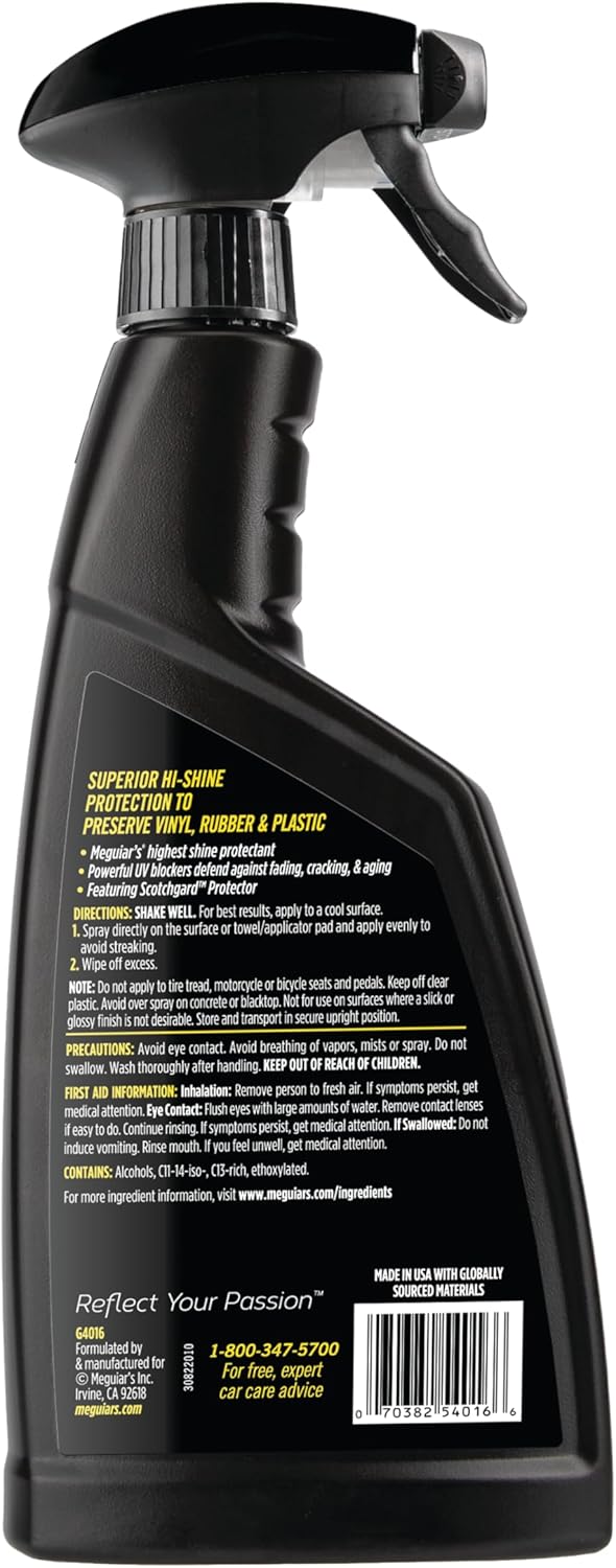 Meguiar's Supreme Shine Protectant Wipes - Convenient Protectant Wipes with UV Blocking for Durable Protection, Premium Car Wipe that Clean and Leave a Non-Greasy Glossy Shine, 30 Count