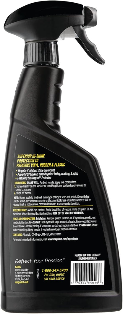 Meguiar's Supreme Shine Protectant Wipes - Convenient Protectant Wipes with UV Blocking for Durable Protection, Premium Car Wipe that Clean and Leave a Non-Greasy Glossy Shine, 30 Count
