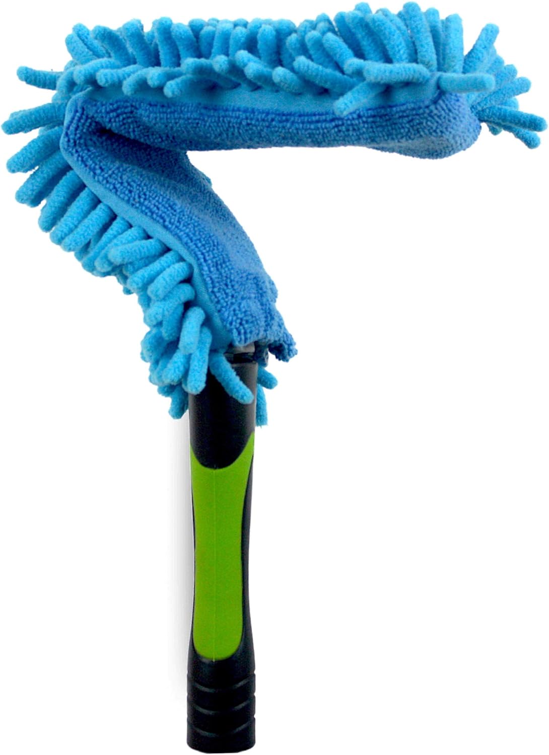 EVERSPROUT 3 Foot Flexible Microfiber Ceiling & Fan Duster | Bendable to Clean Any Fan Blade | Removable & Washable Brush Head | 3-Stage Lightweight Aluminum Extension Pole
