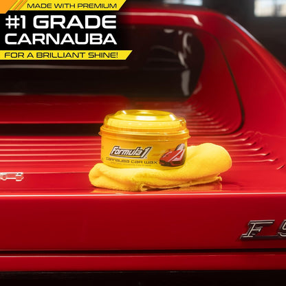 Formula 1 Fast Wax Carnauba Detailing Spray – Car Wax for Natural Gloss – Easy to Use Exterior Detailing Supplies for All Paint Finishes (16 ounce)