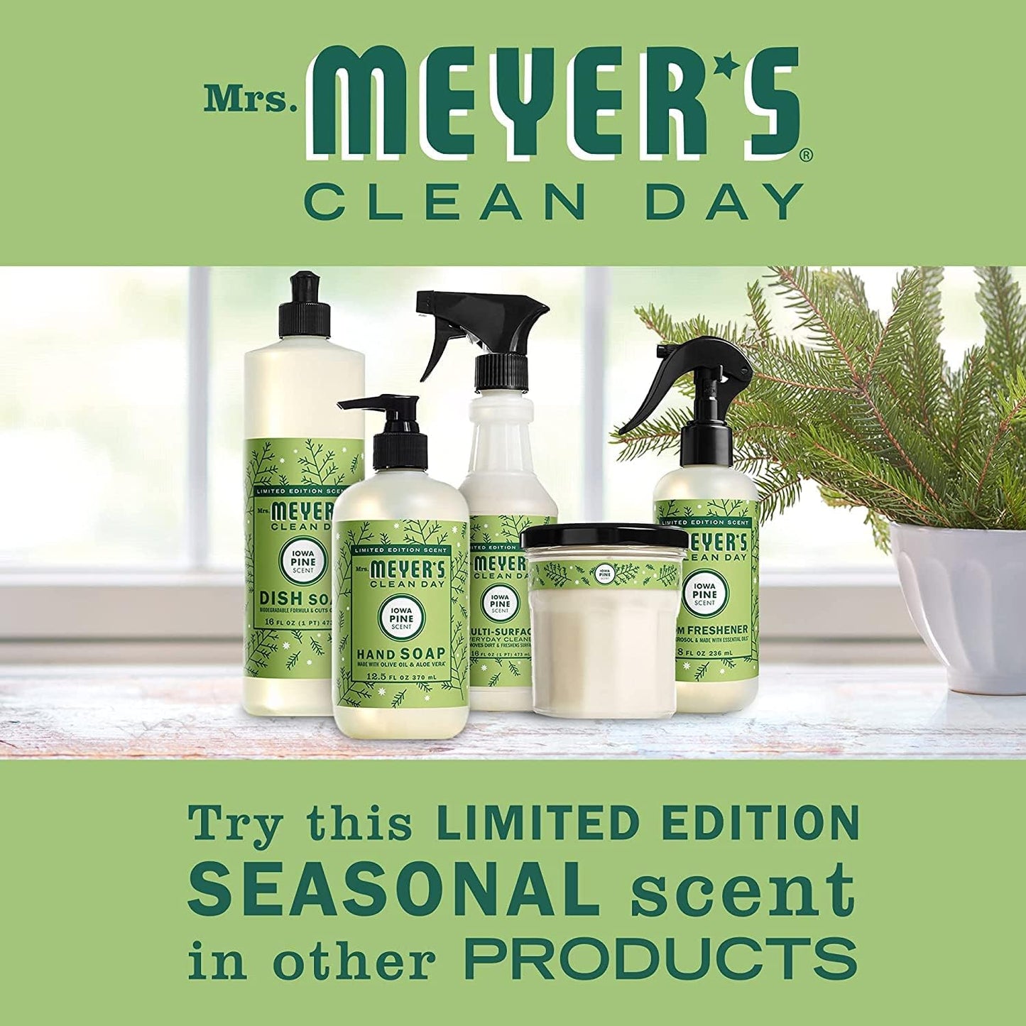 MRS. MEYER'S CLEAN DAY Room Spray, Lemon Verbena Scent, 8 Fl Oz Bottle