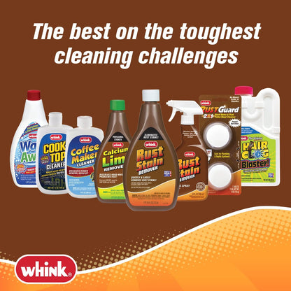 Rust-Oleum Whink Rust Stain Remover | Heavy-Duty Iron Stain Remover for White Toilets & Sinks, Colorfast Fabric & Carpets | 32 oz