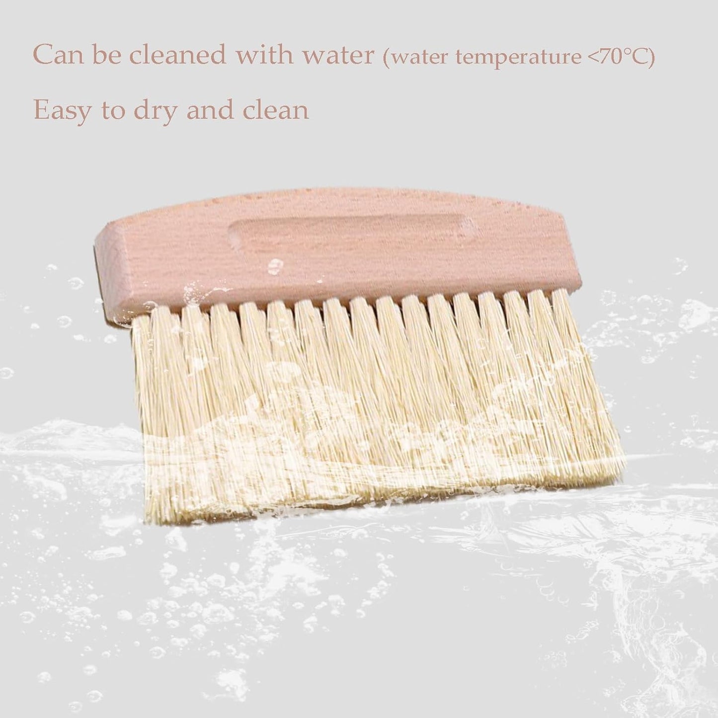 Mini Broom and Dustpan Set Small Metal Dustpan and Brush Set Hand Whisk Broom for Home Office Desktop Sofa Pet Care Household Cleaning (sisal Hemp bristles, White)