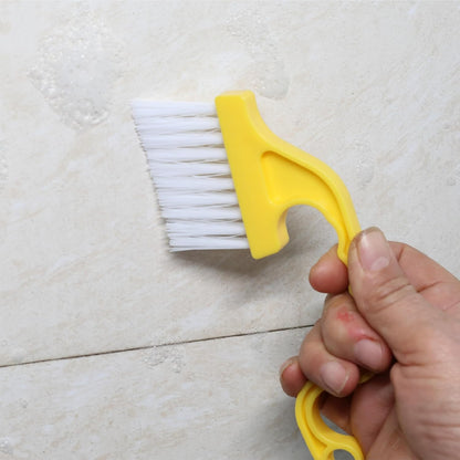 Slick- Window Track Cleaning Brush, 2 Pack, Blue Ergonomic Handle, Built-in Scraper, Multipurpose, Window Track Cleaning Tools