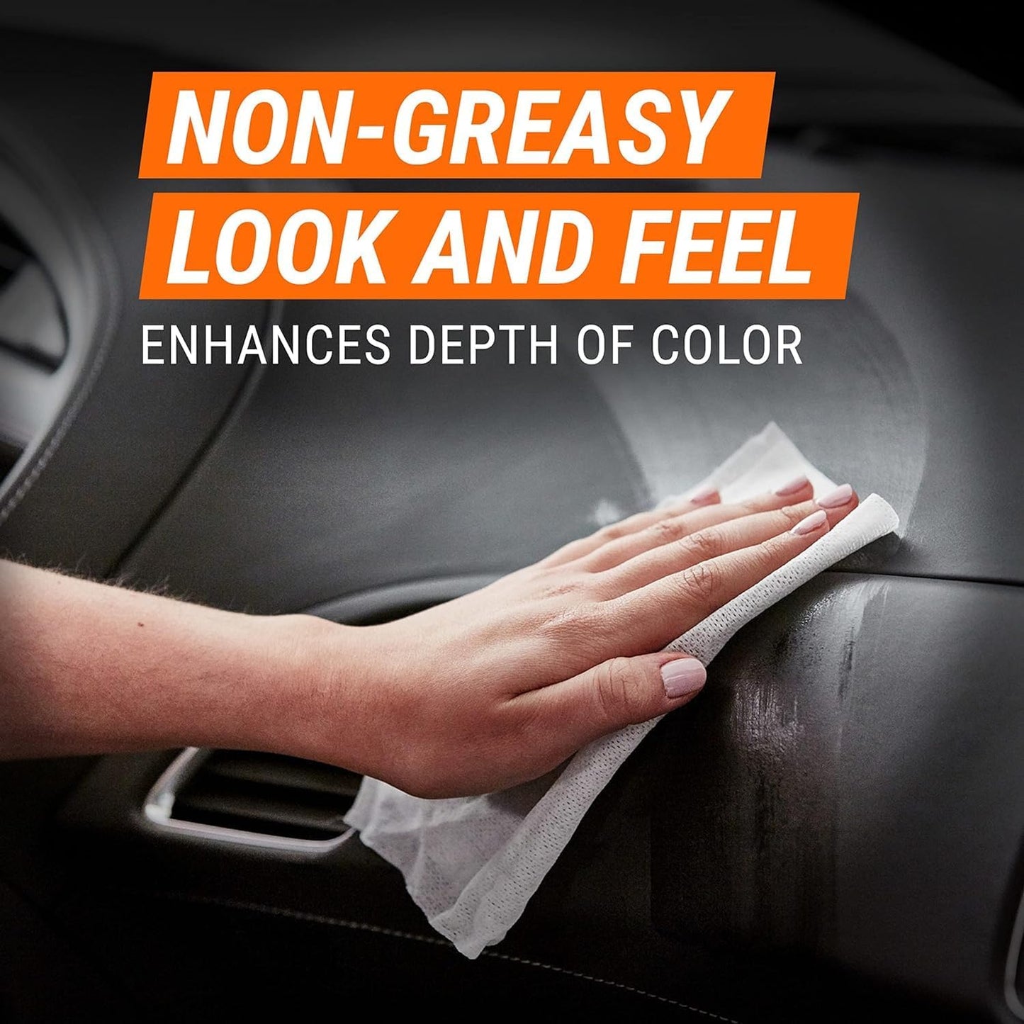 Armor All Ceramic Car Leather Cleaning Wipes, Use on Heated Seats and Leather Surfaces, Includes Extreme Protectant Wipes - 2 Count