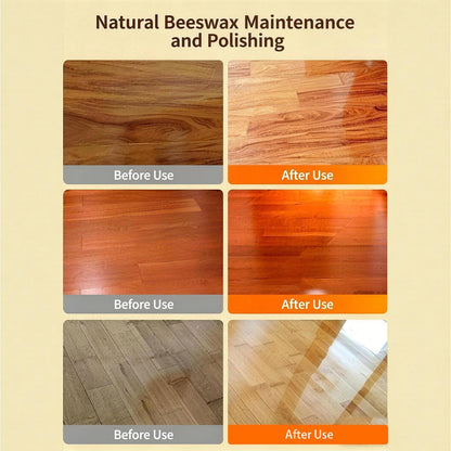 Beeswax Spray Furniture Polish, Wood Cleaner Repairing, Natural Beeswax Care for Living Rooms,Kitchens,Wood Furniture Floors, Restores Shine & Removes Scratches (3PC)