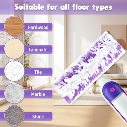 60PCS Disposable Mopping Pads Refills for Swiffer PowerMop,Replacement with Swiffer Power Mop Refills for Swiffer Power Mop Pads Multi-Surface for Floor Cleaning
