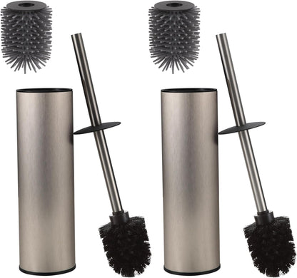 Toilet Brush and Holder Set Premium Material Toilet Bowl Cleaner Free Standing Toilet Bowl Brush and Holder