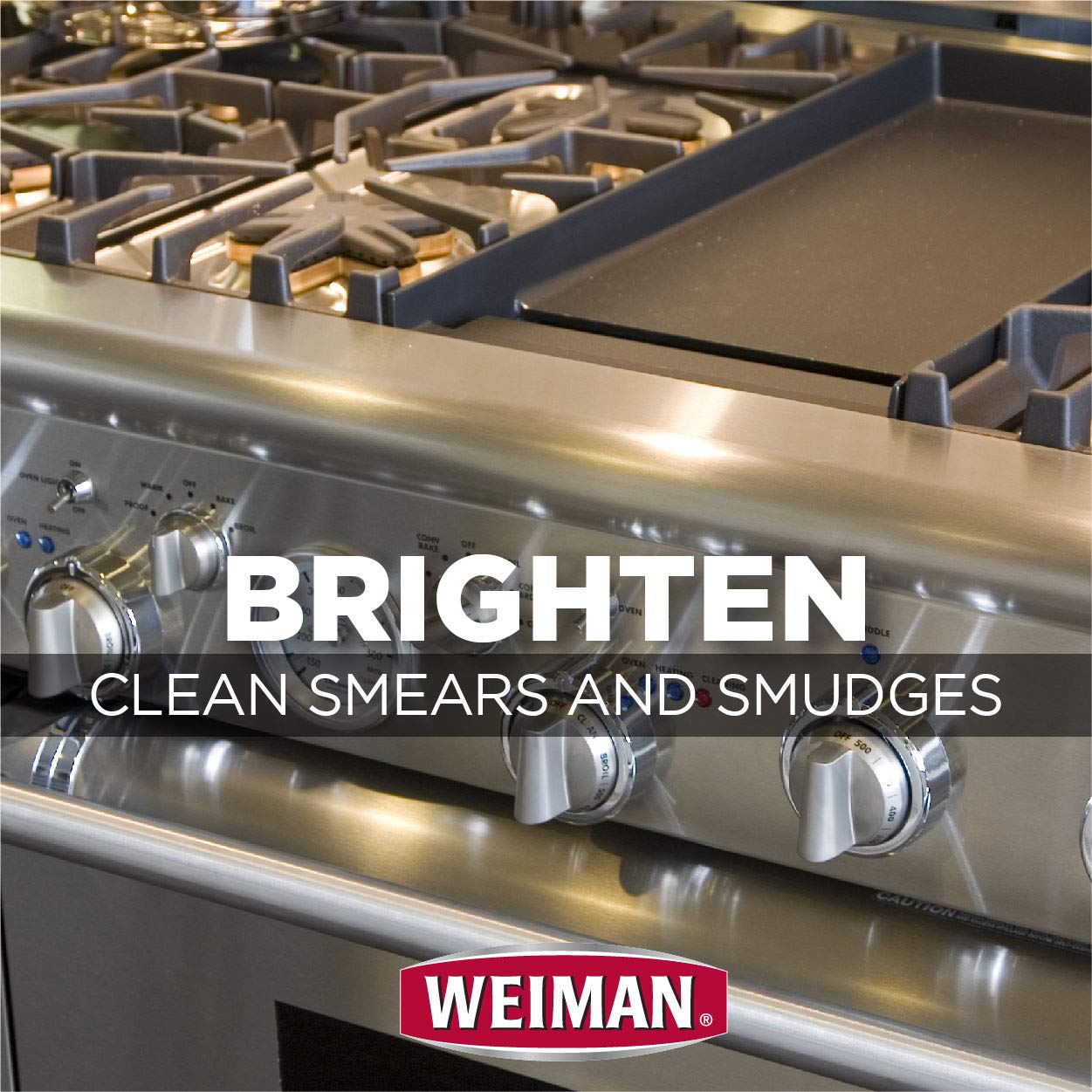 Weiman Stainless Steel Cleaner & Polish Aerosol, 17 fl oz