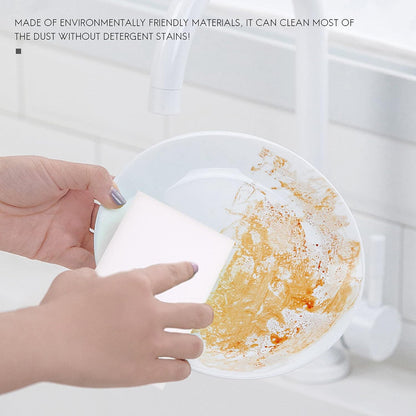 Hagsnec Melamine Sponge magical Sponge rub Melamine Cleaner Eco-Friendly white Kitchen magical Sponge rub 10 * 6 * 2 cm 100 pcs