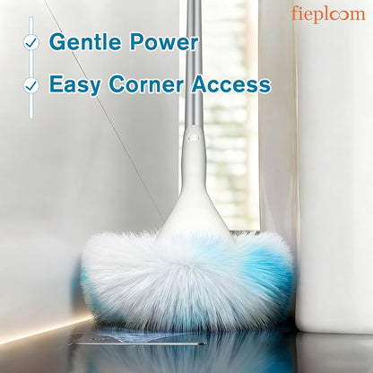 Tub Tile Scrubber Brush with 48" Long Handle, 2026 Version 1 Pc Non-Scratch Soft Tub Mop, All-in-One Adjustable Bathroom Brush for Bathtub, Shower, Sink, Faucet, and Wall Tile（1）
