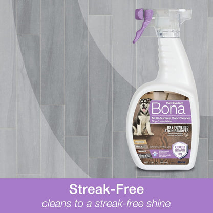 Bona Pet Spray Odor Eliminator, Dog Formulation, 32 fl oz, Safe for Carpeted Areas and Multi-Surface Floors